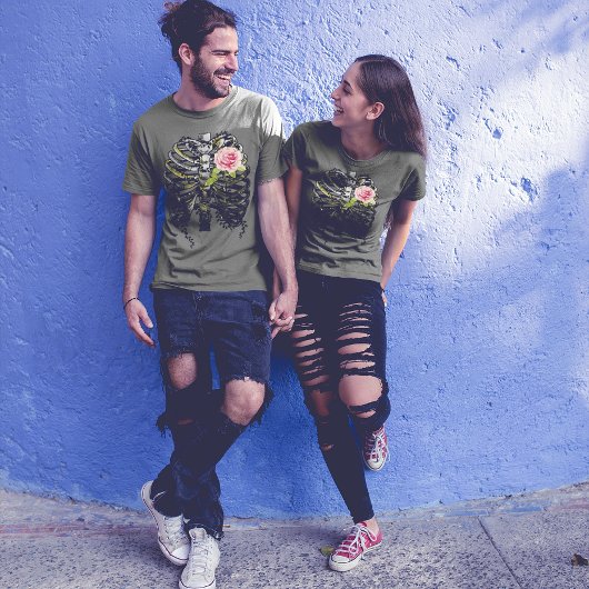 Ich werde Sie für immer Herz Rose Grafik Liebe T-Shirt