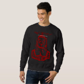 ICH WERDE SPÄTER DOG CREWNECK (RED) ANSCHLIESSEN SWEATSHIRT (Vorne ganz)