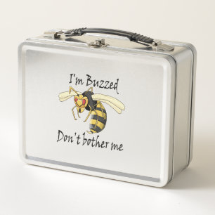 Ich werde störe mich nicht gesummt metall lunch box