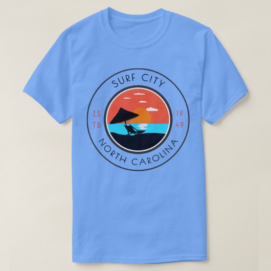 Ich werde Surf City North olina spielen T-Shirt (Design vorne)