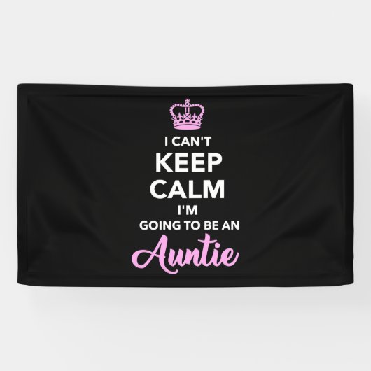 Ich werde Tante werden Banner (Horizontal)