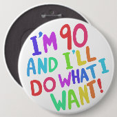 ICH WERDE TUN, WAS ICH GEWOLLT Knöpfe Button (Vorne & Hinten)