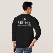 Ich werde umhergehe mich der Spaß zurückgezogen T-Shirt (Schwarz voll)