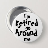 Ich werde… umhergehe mich zurückgezogen button (Vorne & Hinten)