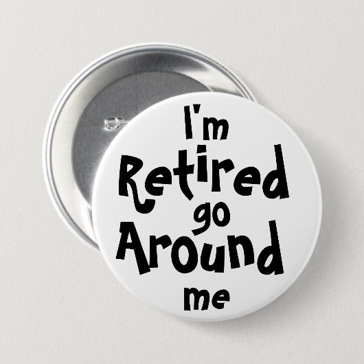 Ich werde… umhergehe mich zurückgezogen button (Vorne & Hinten)