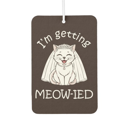 Ich werde untergraben! autolufterfrischer (Vorderseite)