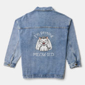 Ich werde untergraben! jeansjacke (Rückseite)