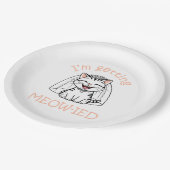 Ich werde untergraben! pappteller (Schrägansicht)