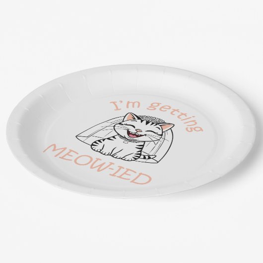 Ich werde untergraben! pappteller (Schrägansicht)