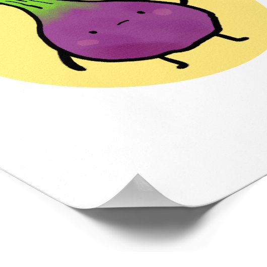 Ich werde versuchen, dir Niedliches Fruchtpuppenpl Poster (Ecke)