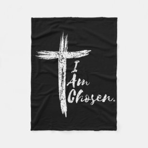 Ich werde von Christian 2025 auserwählt Fleecedecke