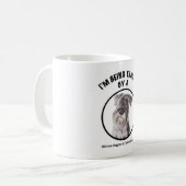 Ich werde von einer Schnauzer-Tasse ausgebildet Kaffeetasse (Vorderseite Links)