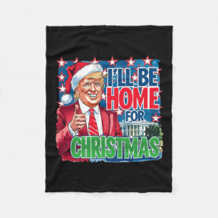 Ich werde Weihnachten Weihnachten Weihnachten Weih Fleecedecke
