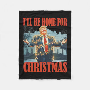 Ich werde Weihnachten Weihnachten Weihnachten Weih Fleecedecke