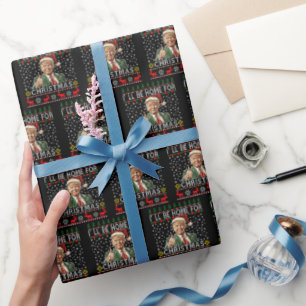 Ich werde Weihnachten Weihnachten Weihnachten Weih Geschenkpapier