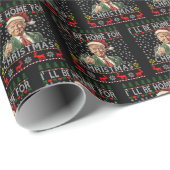 Ich werde Weihnachten Weihnachten Weihnachten Weih Geschenkpapier (Rolleneckpunkt)