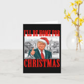 Ich werde Weihnachten Weihnachten Weihnachten Weih Karte (Gelbe Blume)