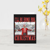 Ich werde Weihnachten Weihnachten Weihnachten Weih Karte (Gelbe Blume)