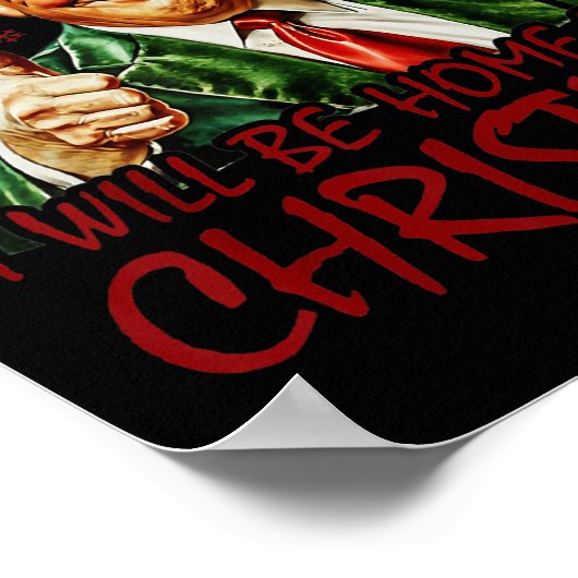 Ich werde Weihnachten Weihnachten Weihnachten Weih Poster (Ecke)