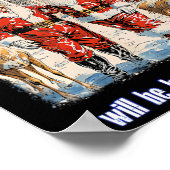 Ich werde Weihnachten Weihnachten Weihnachten Weih Poster (Ecke)