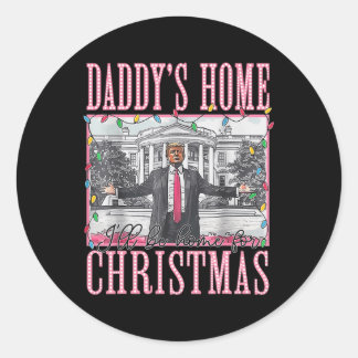 Ich werde Weihnachten Weihnachten Weihnachten Weih Runder Aufkleber