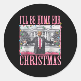Ich werde Weihnachten Weihnachten Weihnachten Weih Runder Aufkleber