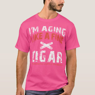 Ich werde wie eine feine Zigarre älter, alter Mann T-Shirt
