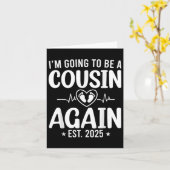 Ich werde wieder ein Cousin 2025, der sich für Cou Karte (Gelbe Blume)