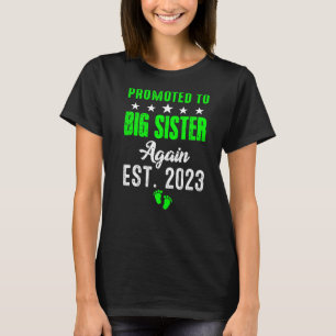 Ich werde wieder eine große Schwester 2023 Big Sis T-Shirt
