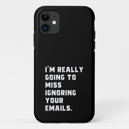 Ich werde wirklich verpassen, Ihre E-Mails zu igno Case-Mate iPhone Hülle (Rückseite)