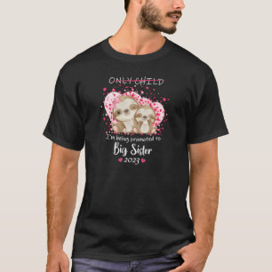 Ich werde zu großen Schwester 2023 Schwangerschaft T-Shirt