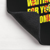 Ich werde zu Hause auf dich warten Mädchen Softll Mousepad (Ecke)