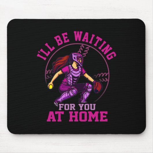 Ich werde zu Hause auf dich warten Softll Catcher Mousepad (Vorne)