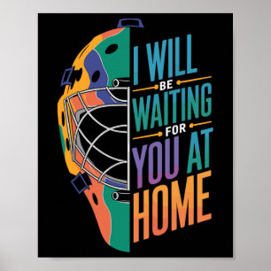 Ich werde zu Hause auf dich warten Softll Catcher Poster