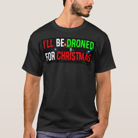 Ich werde zu Weihnachten betrunken sein T-Shirt (Vorderseite)