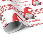 Ich werde zu Weihnachten kommen Geschenkpapier (Rolleneckpunkt)