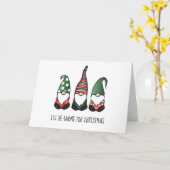 Ich werde zu Weihnachten kommen Karte (Gelbe Blume)