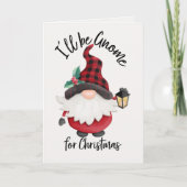 Ich werde zu Weihnachten Niedlichen Urlaub kommen Karte (Vorderseite)