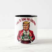 "Ich werde zu Weihnachten Zuhause" Tasse - Feierli (Mittel)