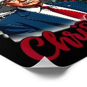 Ich werde Zuhause für Weihnachten im Weißen Haus T Poster (Ecke)