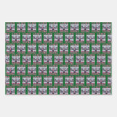 Ich werde Zuhause für Weihnachten lustige Trump-We Geschenkpapier Set (Vorderseite 2)