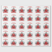 Ich werde Zuhause für Weihnachten Trump Won Inagur Geschenkpapier (Flach)