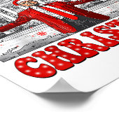 Ich werde Zuhause für Weihnachten Weihnachten Weih Poster (Ecke)