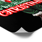 Ich werde Zuhause für Weihnachten Weihnachten Weih Poster (Ecke)