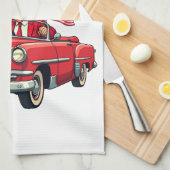 Ich werde Zuhause zu Weihnachten Trump gewinnen Wa Geschirrtuch (Viertel Falte)