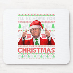 Ich werde Zuhause zu Weihnachten Weihnachten Weihn Mousepad