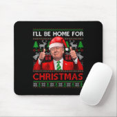 Ich werde Zuhause zu Weihnachten Weihnachten Weihn Mousepad (Mit Mouse)