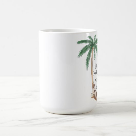 Ich werde zurückgezogen kaffeetasse (Mittel)