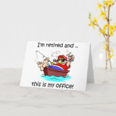 Ich werde zurückgezogen und dieses ist mein Büro! Karte (Gelbe Blume)