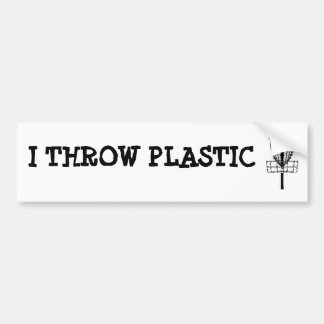 ICH WERFE AUTOAUFKLEBER